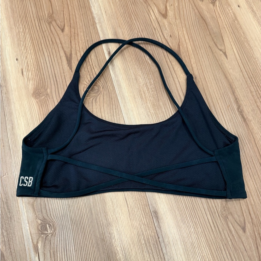 *ACCT CLOSING MAKE OFFER* CSB Dark Teal Lexi Crop Sports Bra-Size S